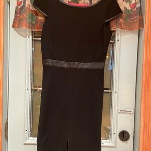 Club Monaco Black pencil dress.